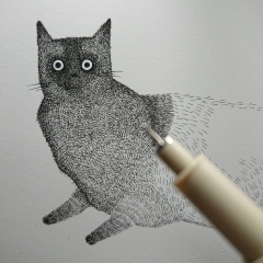 ����ϸ�߹����Ŀɰ�è�䣺Luis Coelho�Ŀɰ��廭��Ʒ